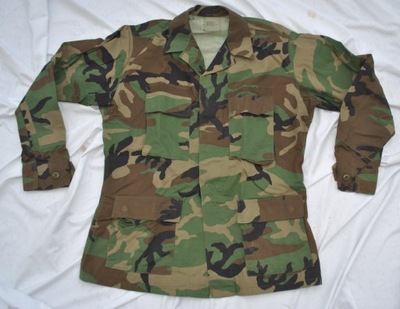 bluza wojskowa BDU WOODLAND MEDIUM REGULAR MR US ARMY nyco