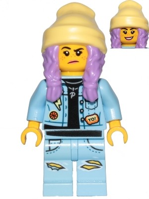 LEGO Parker L. Jackson dziewczyna street wear różowe włosy 70424 hs011