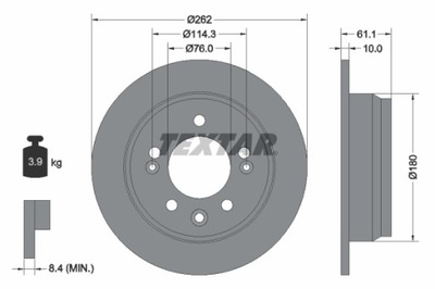 DISC BRAKE 92161703  