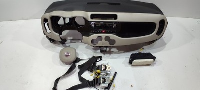 Fiat panda 3 iii приборная панель консоль подушка безопасности ремни org фото №1