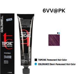 Goldwell TOPCHIC Elumenated Farba 6VV@PK 60 ml