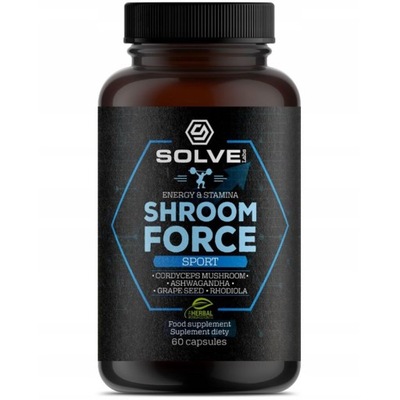 SOLVE LABS Shroom Force 60KAP CORDYCEPS ATP