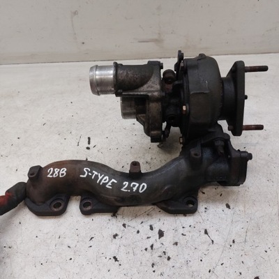 Jaguar s-type 2,7d турбіна + колектор 752343-3 фото №1