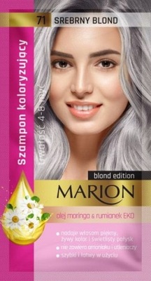 Szamponetka do włosów Marion nr 71 srebrny blond