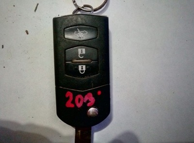 Mazda 2 3 5 6 pilot ключ visteon 41784 фото №1