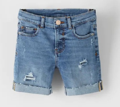 ZARA bermudy spodenki jeansowe dla chłopca 152