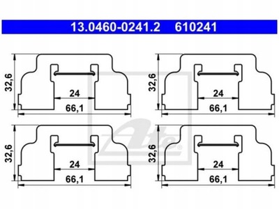 SET MONTAZOWY, REPAIR BRAKES ATE 13.0460-0241.2  