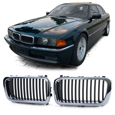 GRILL NERKI BMW 7 E38 94-01 BLACK CHROM