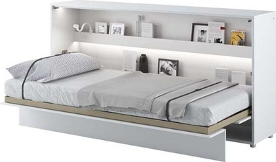 Półkotapczan Biały Połysk 90x200 Bed Concept