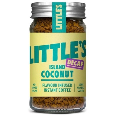 Kawa bezkofeinowa - Little's - kokosowa, 50 g