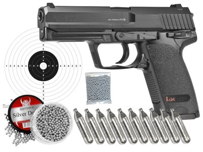 Wiatrówka pistolet UMAREX HK USP +1750BB +10Co2