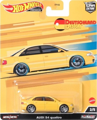 HOT WHEELS PREMIUM CAR CULTURE DEUTSCHLAND DESIGN Audi S4 Quattro