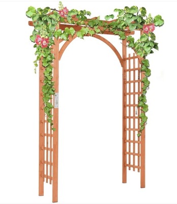 Pergola ogrodowa z litego drewna