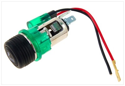 R1f98 прикурювач euro зелені підсвітка прикурювач 89341 фото №1