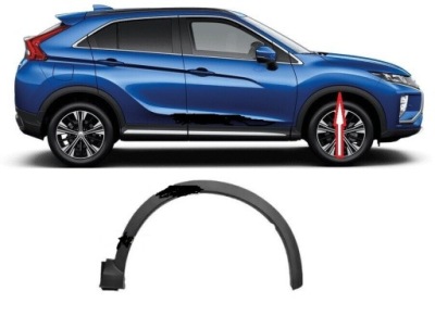 Mitsubishi eclipse cross молдинг крыла правый перед 7400a510 фото №1