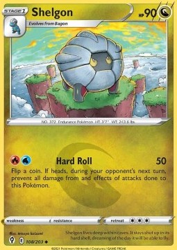 Pokemon TCG Shelgon (EVS 108)