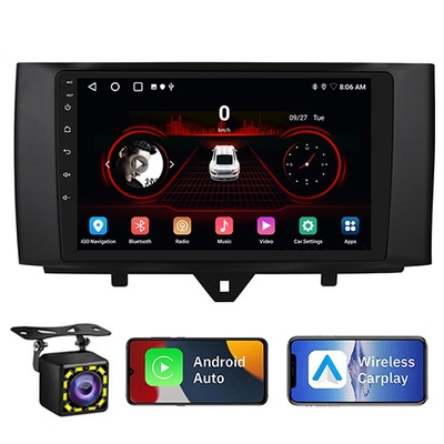 SMART FORTWO 2011-2015 RADIO NAVEGACIÓN GPS ANDROID  