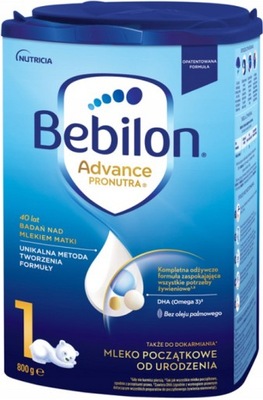 Bebilon Pronutra Advance Mleko Modyfikowane 1 Początkowe Od Urodzenia 800g