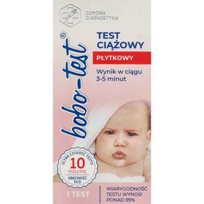 BOBO-TEST Test ciążowy płytkowy 1szt.