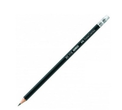 Ołówek 111/HB z gumką (12szt) FABER CASTELL