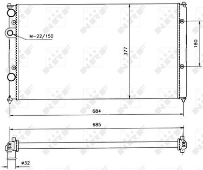 AUŠINTUVAS VANDENS NRF 58093 