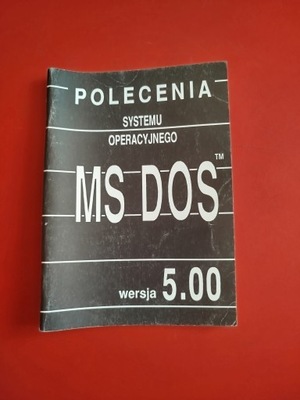 Polecenia systemu operacyjnego MS DOS wersja 5.00, Jan Mikołajczak