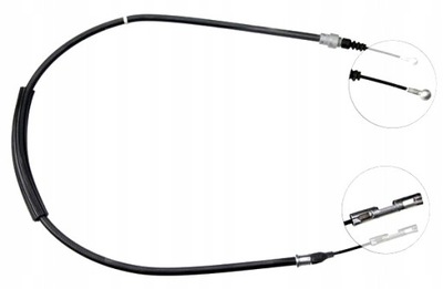 Трос тормоза audi a2 all 03- фото №1