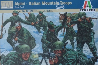 Italeri 6059 Figurki Alpini Italian Mountain Troops 1:72