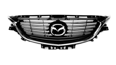 Решётка  радиатора решётка радиатора mazda 6 рестайлинг  2015- 2018r фото №1