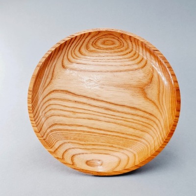 lata 60-te PIĘKNA DREWNIANA PATERA