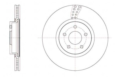 Тормозные диски 320x25 v 5-otw ford focus ii - 1szt. фото №1