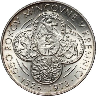 Czechosłowacja 50 koron 1978 Mennica w Kremnicy