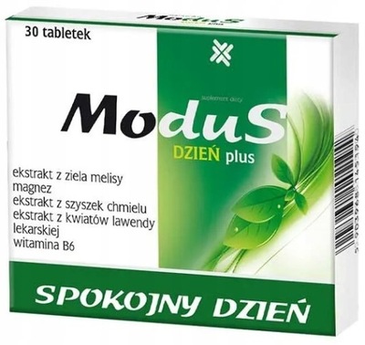 MODUS Dzień Plus na uspokojenie 30 tabletek