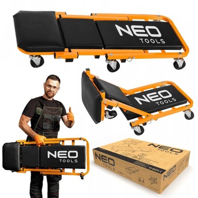 NEO TOOLS CAMA WARSZTATOWA TABORET PLEGADIZO ASIENTOS 2 EN 1 BASTIDOR 11-601-1  