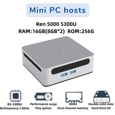 Minikomputer Ren5000 5300UAMD R3-5300U 16GB(8GB*2) 256G