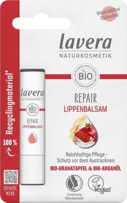 LAVERA Regenerujący balsam do ust z bio-granatem i bio-olejem arganowym