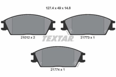 Textar тормозные колодки ham. hyundai p. accent 94-05/getz 02-09/pony фото №1