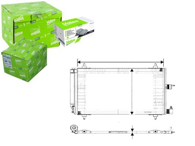 Конденсатор valeo 6455at 6455cv 6455y9 фото №1