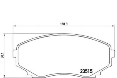 Brembo тормозные колодки тормозные mazda mpv ii 99-05 brembo фото №1