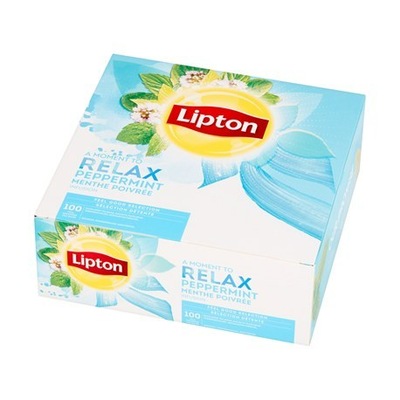 LIPTON herbata MIĘTA 100 kopert