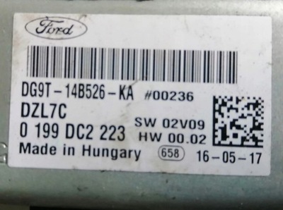 Ford mondeo mk5 модуль старт-стоп dg9t-14b526-ka фото №1