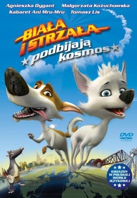 BIAŁA I STRZAŁA PODBIJAJĄ KOSMOS DVD FOLIA pl.dubb