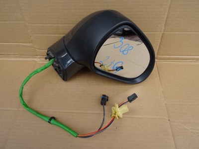 Peugeot 308 зеркало правое 2+6 фото №1