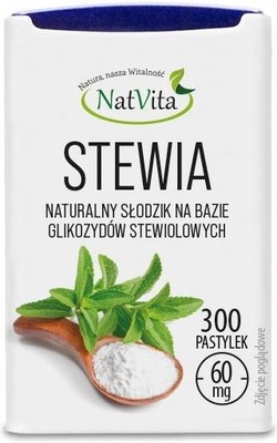 Stewia Słodzik Stevia tabletki pastylki natvita