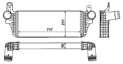 RADUADOR AIRE DE CARGA 30466  