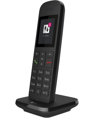 Telefon stacjonarny bezprzewodowy Telekom 40844150 Speedphone 12 Czarny