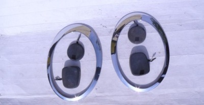 Mini r50 хром лампи передньої правої заглушка фото №1