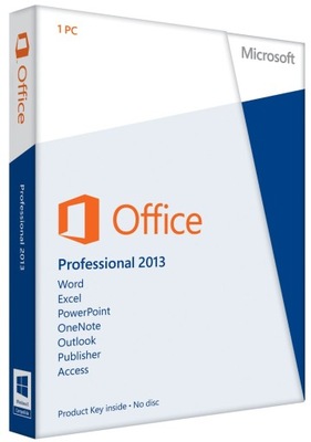 MICROSOFT OFFICE PROFESSIONAL 2013 PL BOX NOWY