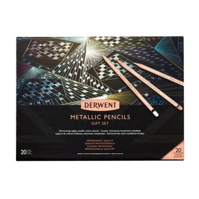 DERWENT Metallic 20 kredek metalicznych Na prezent