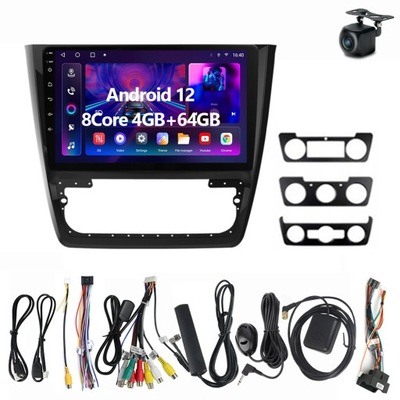 RADIO DE AUTOMÓVIL 2DIN ANDROID SKODA YETI 5L 2009-2014  